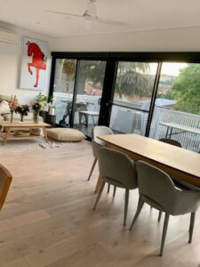 Remodeled dining area